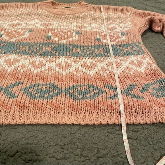 Shenanigans Hand Knitted Vintage  Sweater Size Medium - Picture 9 of 11